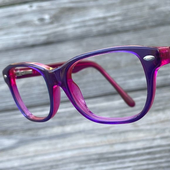 Ray-Ban Accessories - Ray-Ban Women Eyeglasses Purple/Pink Glasses RB1555 48[]16 130 Frame